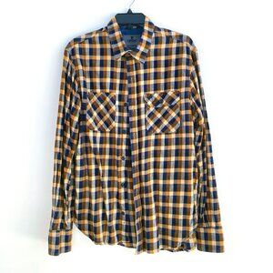 Chrome Industries Flannel – Large – Blue/Duck/Cream